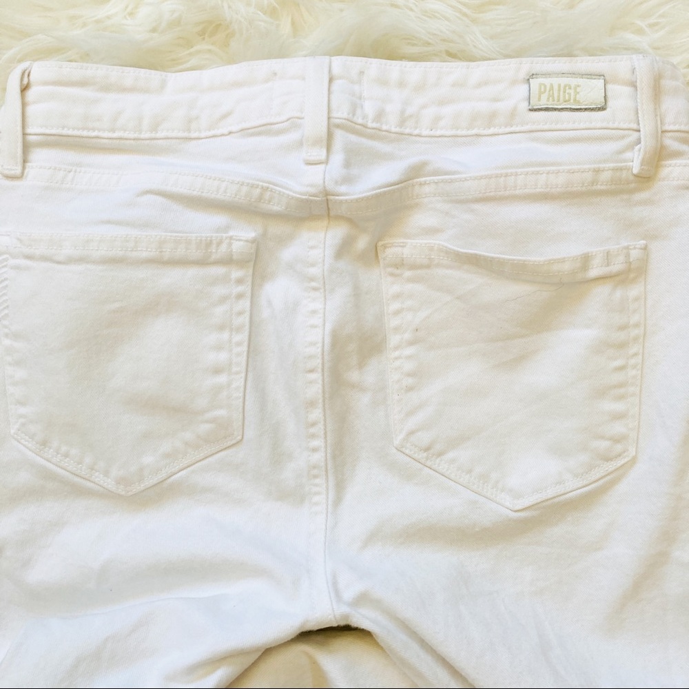 Paige | White “Skyline Crop” Skinny Jeans - Picture 5 of 6
